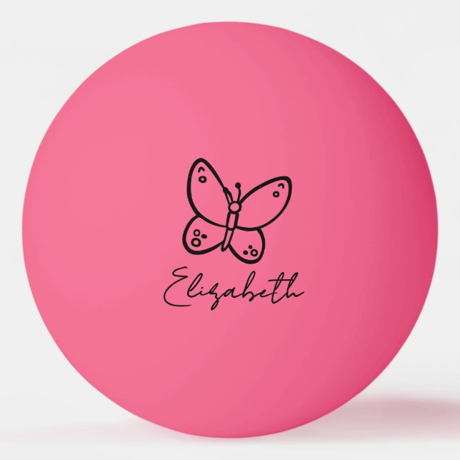 Personalised ping pong balls for table tennis game (Front)