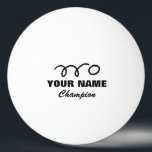 Personalised ping pong balls for table tennis game<br><div class="desc">Personalised ping pong balls for table tennis game. Add a custom name,  quote or monogram. Cute gift idea for player and sports coach.</div>