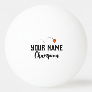 Personalised ping pong balls for table tennis game