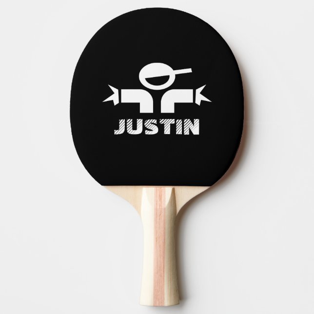 Personalised ping pong paddles for table tennis (Front)