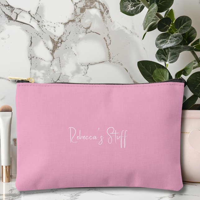 Personalised Pink Accessory Bag (Creator Uploaded)