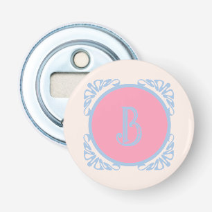 Personalised pink and blue bottle opener