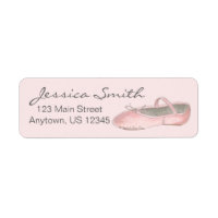 Personalised Pink Ballet Slipper Ballerina Dance