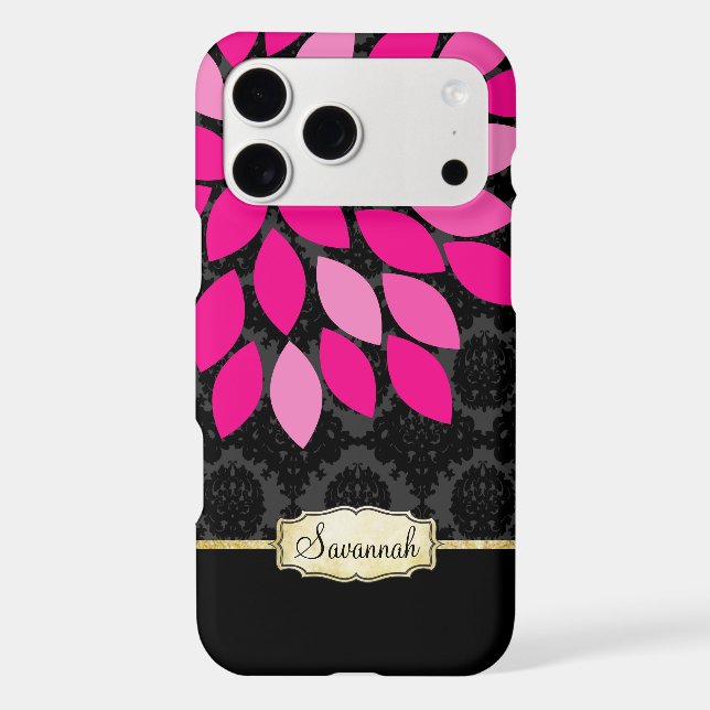 Personalised Pink Black and Gold (Back)