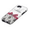 Personalised Pink Black Damask iPhone 5 Case-Mate