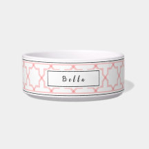 Personalised Pink Blush & White Star Pattern
