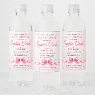 Personalised Pink Bottle Label Set