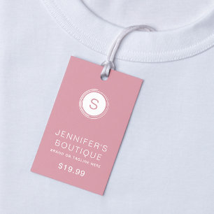 Personalised Pink Boutique Branding Calling Card