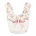 Personalised Pink Bow Girl