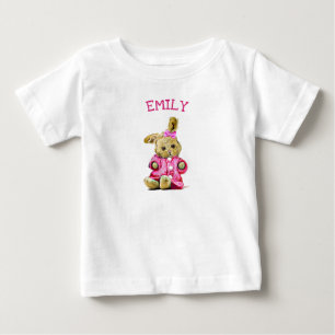 Personalised Pink Bunny Rabbit Toddler's Shirt