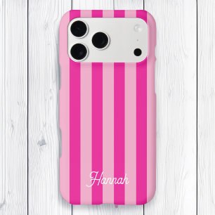 Personalised Pink Candy Stripes
