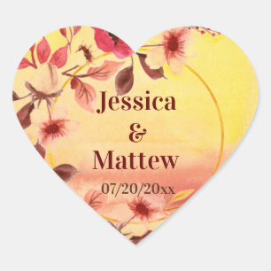 Personalised Pink Cherry Blossoms Sticker