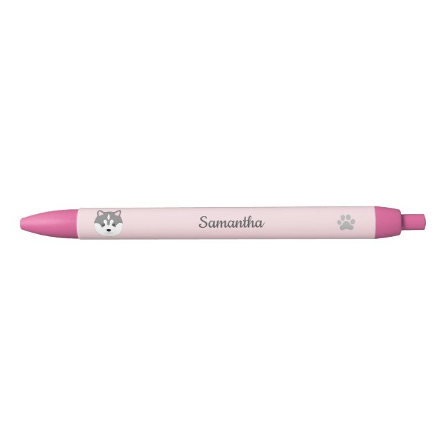 Personalised Pink Dog Pen (Front)