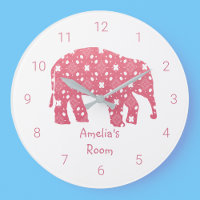 Personalised Pink Elephant Bedroom