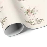 Personalised Pink Fairy First 1st Birthday Party