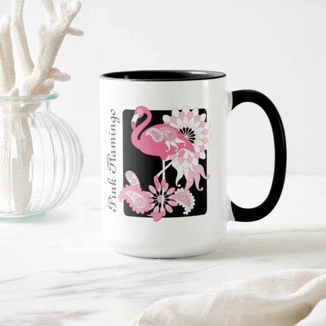 Personalised Pink Flamingo Mug (Creator Uploaded)