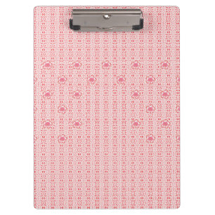 Personalised Pink Floral Teacher Clipboard