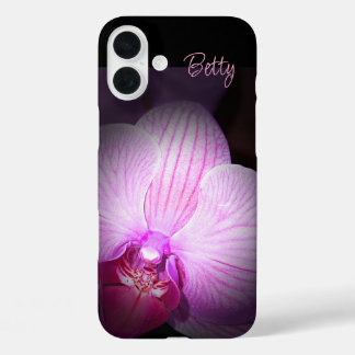 Personalised Pink Flower Apple iPhone Case