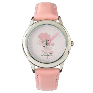 Personalised Pink French Poodle Watch