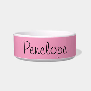 Personalised Pink Girl Bowl