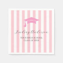 Personalised Pink Girls Graduation