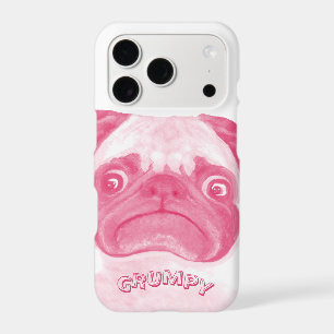 Personalised PINK Grumpy Puggy
