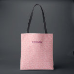 Personalised Pink Heart Tote Bag – Custom Name<br><div class="desc">This stylish pink tote bag features a charming hand-drawn heart pattern, making it the perfect accessory for romantics, fashion lovers, and gift-givers! The customisable name option allows you to add a personal touch, making it a great gift for birthdays, anniversaries, Valentine’s Day, bridesmaids, or just because. With a soft pastel...</div>