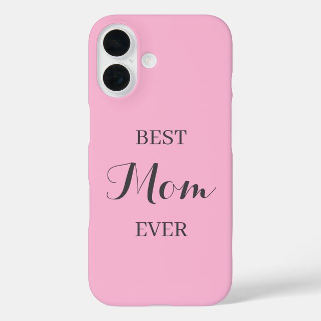 Personalised Pink iPhone Case - Custom Name (Back)