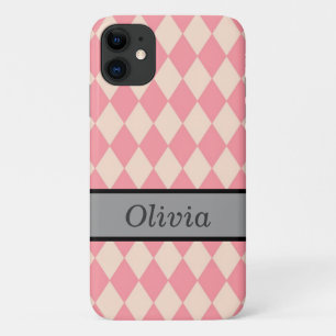 Personalised Pink iPhone Case For All Models