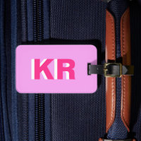 Personalised Pink Lilac Block Letter Monogram