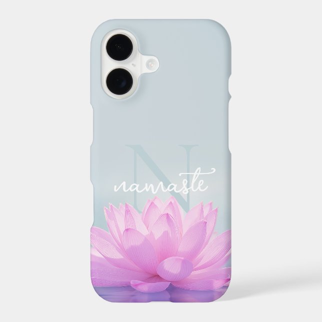Personalised Pink Lotus Flower  (Back)
