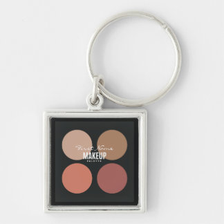 Personalised Pink Makeup Palette Gift Bag Stuffers Key Ring