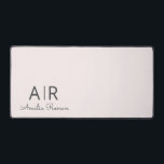 Personalised Pink Monogram Desk Mat<br><div class="desc">Transform your workspace with our Personalised Pastel Pink Monogram Desk Mat. This stylish desk mat features a soft pastel pink design with your custom initial and name, offering both elegance and practicality. Protect your desk surface while adding a touch of personalised charm to your office or home workspace. Ideal for...</div>