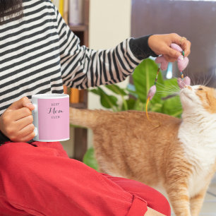 Personalised Pink Mug - Custom Name or Text