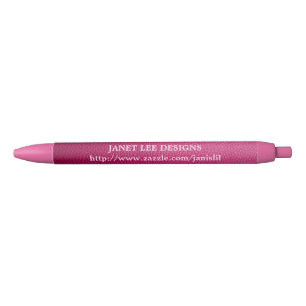 Personalised Pink Pen With Texture