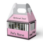 Personalised Pink Pet Dog or Cat Carrier ©
