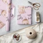 Personalised Pink Photo Collage Kids Birthday