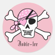 Personalised Pink Pirate