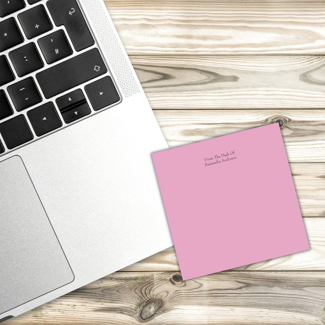 Personalised Pink Post-it- Notes (Creator Uploaded)