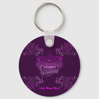 Personalised Pink Princess - Keychain