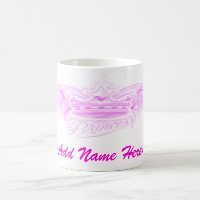 Personalised Pink Princess - Mug (Center)