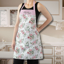 Personalised Pink Roses Pattern Floral Garden