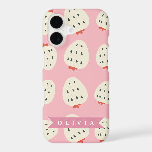 Personalised Pink Strawberry Name Cute Girly