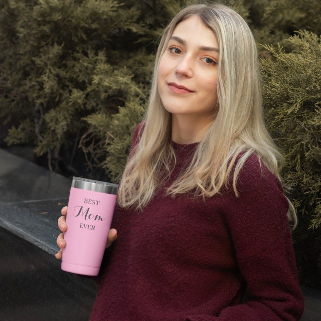 Personalised Pink Thermal Tumbler - Travel Mug (Creator Uploaded)