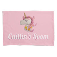 Personalised Pink Unicorn Balloon Girl's Bedroom