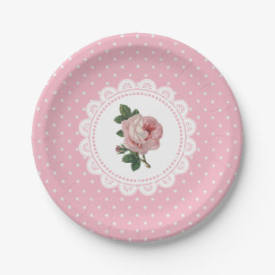 Vintage Roses Plates | Zazzle UK Vintage Roses Plates | Zazzle UK