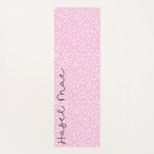 Personalised Pink Yoga Mat