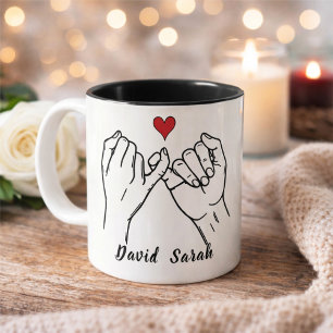 Personalised Pinky Promise Mug Valentine’s Day