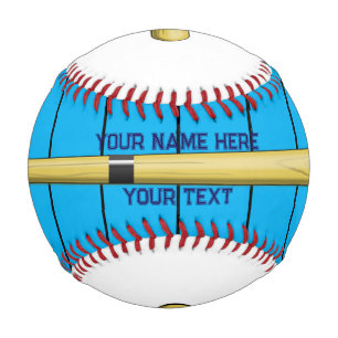Personalised Pinstripe Baseball