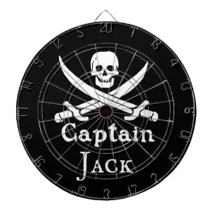 Personalised Pirate Captain Dartboard